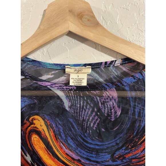 NYC Lost in the Summer Heat Mesh Coverup Dress - Picture 7 of 11